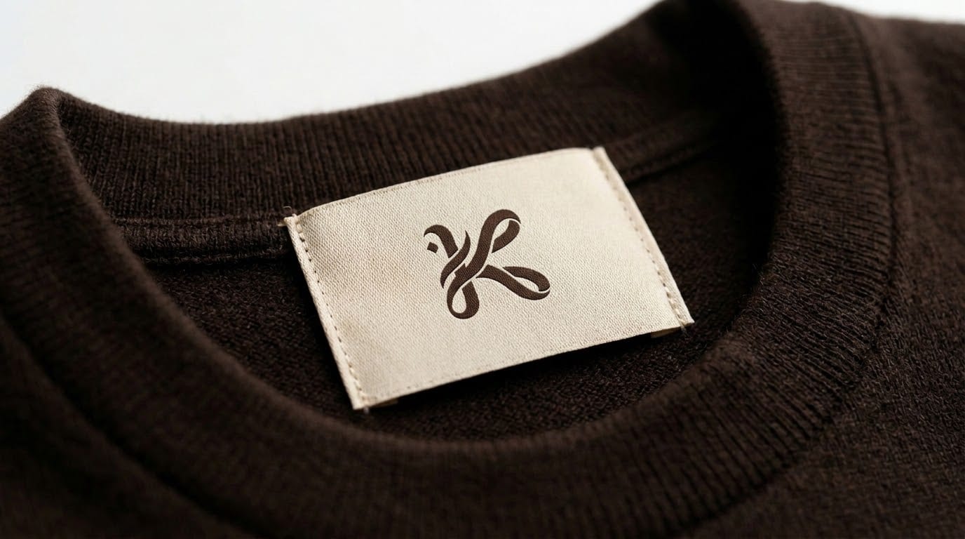 Woven neck label